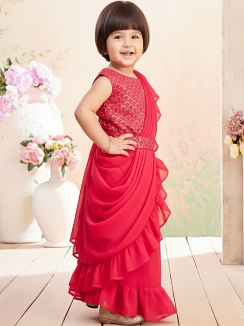 Aarika Pure Georgette Lehenga Saree