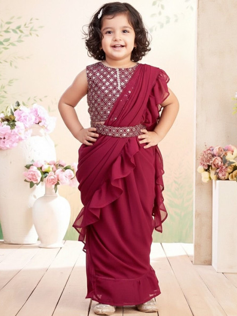 Aarika Pure Georgette Lehenga Saree