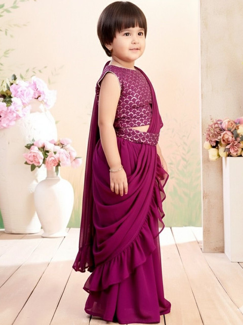 Aarika Pure Georgette Lehenga Saree