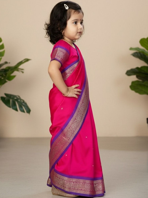 Aarika Woven Design Zari Art Silk Maheshwari Saree