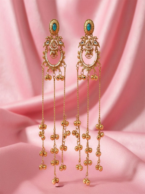 BlingNation Floral Drop Earrings - Image 2