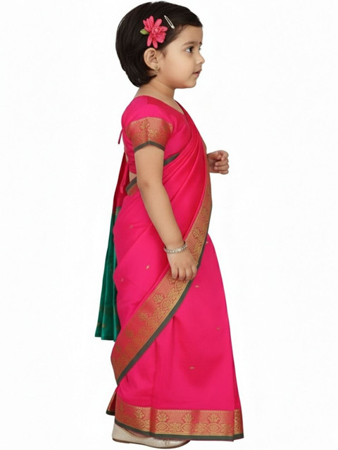 Aarika Woven Design Zari Art Silk Maheshwari Saree