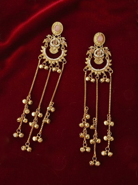 BlingNation Circular Jhumkas Earrings
