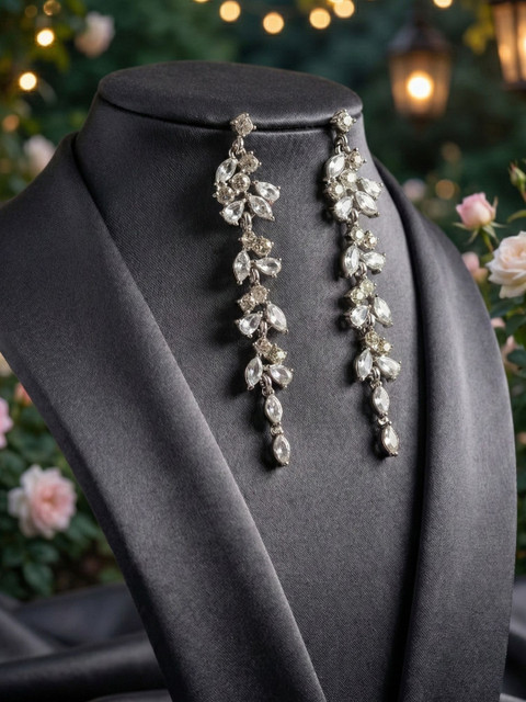 Mekkna Floral Drop Earrings