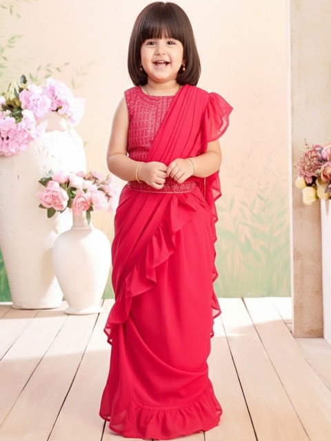 Aarika Pure Georgette Lehenga Saree