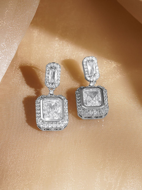 Rubans Geometric Drop Earrings