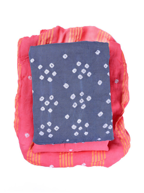 MAHI IMPEX Printed Pure Cotton Unstitched Dress Material