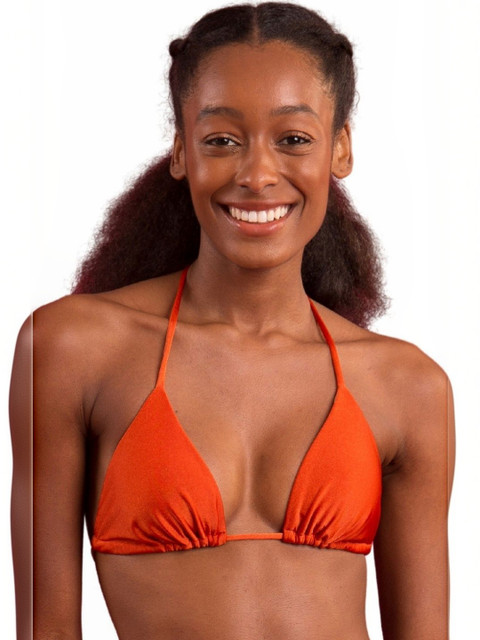 JAZZUPS ENTERPRISES Solid Halter Neck Swim Bikini Set