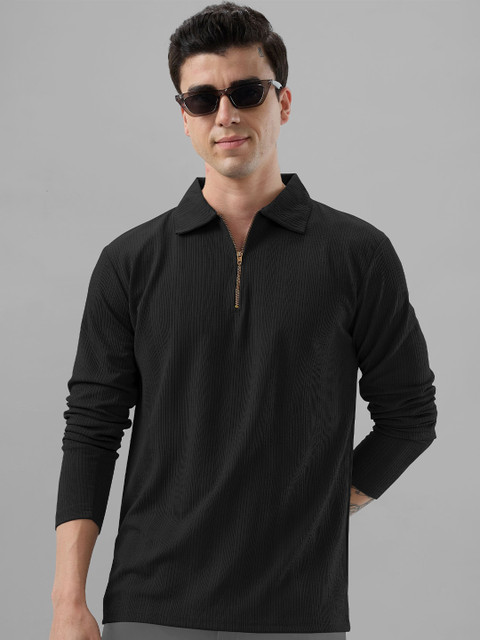 KAJARU Men Polo Collar T-shirt