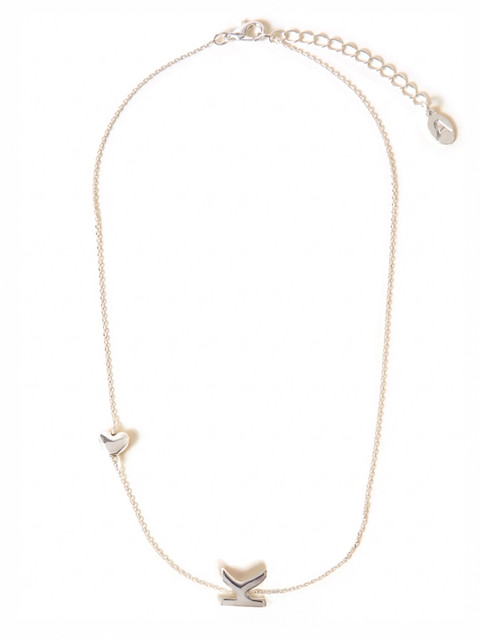 Accessorize Heart Shaped Pendant With Chain