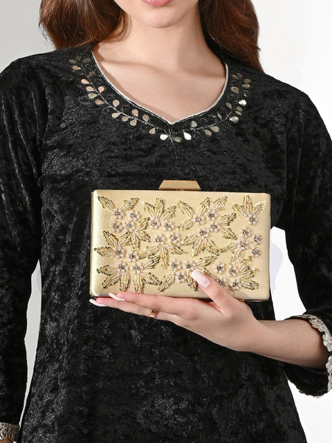 Lavie Signature Women's Ogden Embroidery Large Frame Clutch