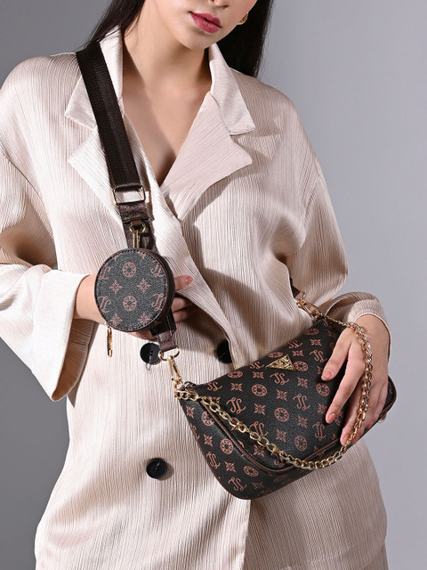 Lavie Signature Women's Florida Small Sling Bag With Pouch