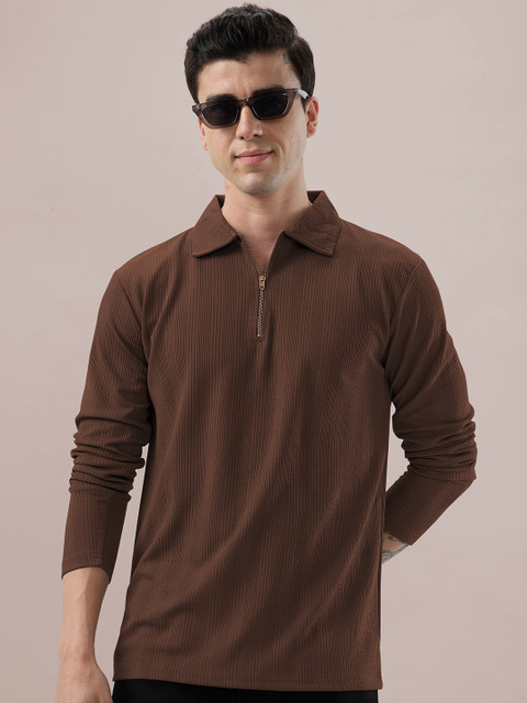 KAJARU Men Polo Collar T-shirt