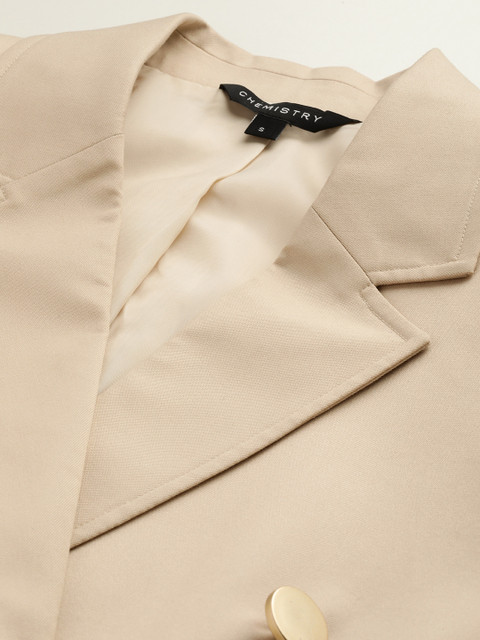 Chemistry Notched Lapel Double Breasted Blazer - Image 4