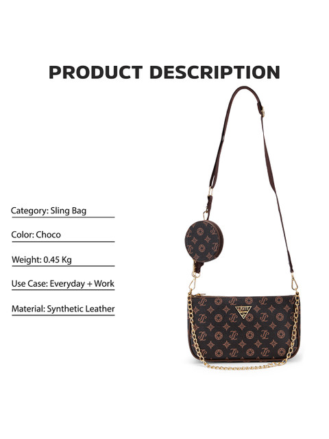 Lavie Signature Women's Florida Small Sling Bag With Pouch - Image 5