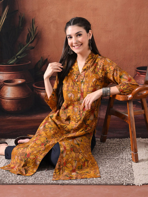 Anouk Rustic Women Floral Printed Kurta