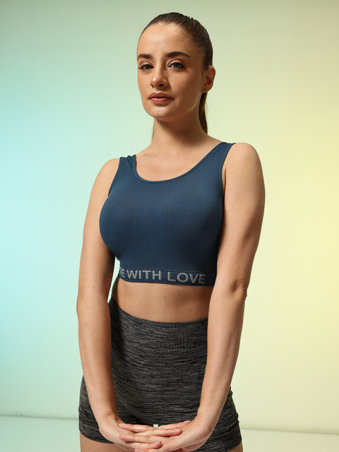 HRX by Hrithik Roshan Lightly Padded Rapid-Dry Workout Bra