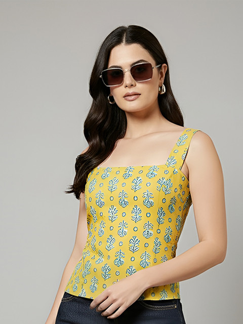 Nayo Print Ethnic Cotton Top
