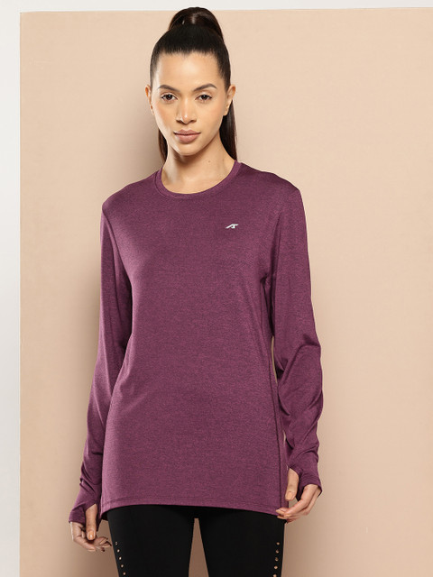 Alcis Women Slim Fit Reflective Detail Training T-shirt