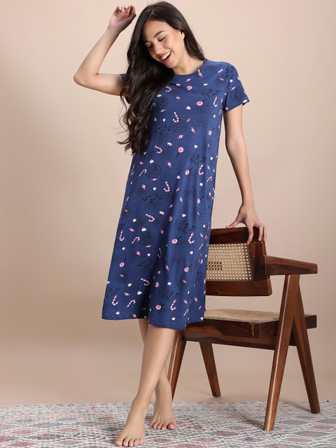 Zivame Printed Nightdress