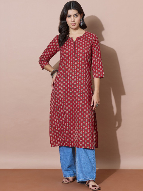Varanga Women Ethnic Motifs Printed Indie Prints Kurta