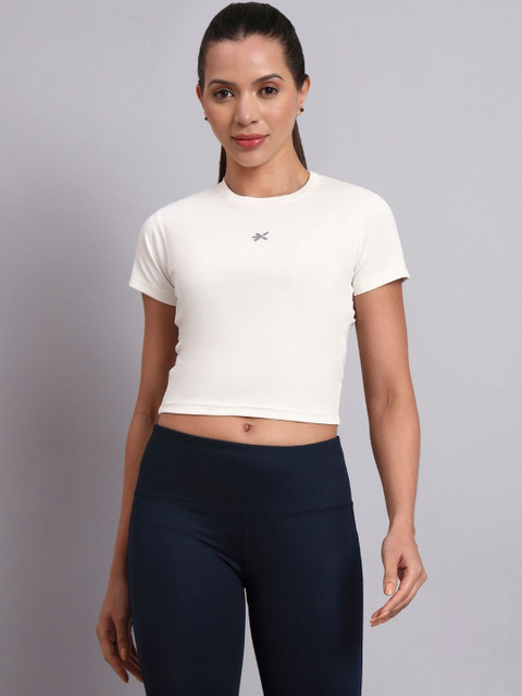 HRX by Hrithik Roshan Women Brand Logo Slim Fit T-shirt