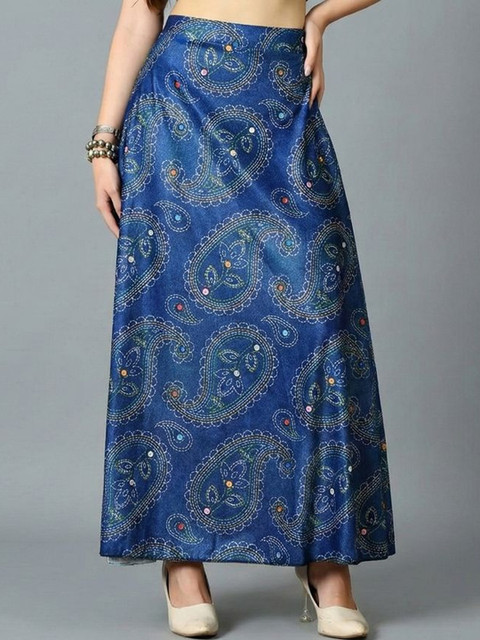 Vagisha Printed Maxi Flared Skirts