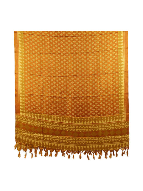 Traditions Bazaar Printed Art Silk Block Print Dupatta - Image 3