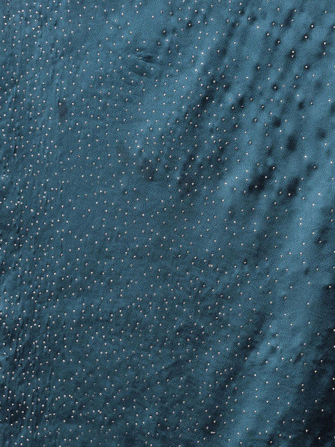 SANISA Embellished Satin Designer Saree - Image 6