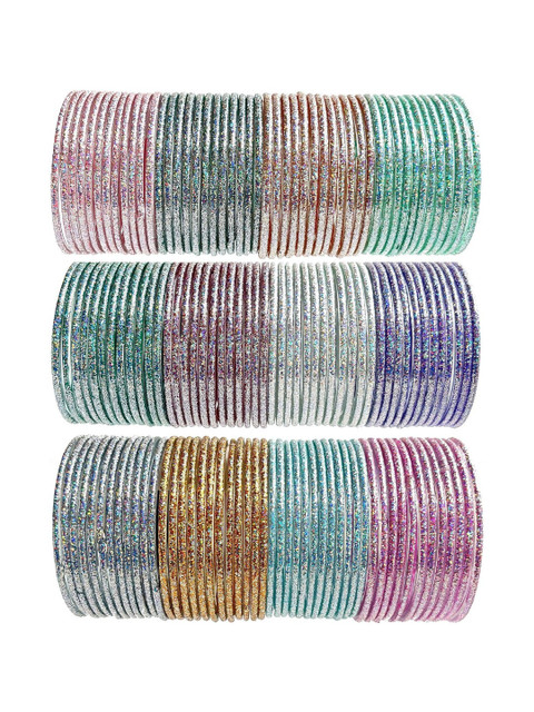 HAND KKRAFTS Set Of 12 Stone Studded Bangle