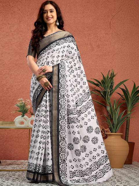 SANISA Ethnic Motifs Silk Blend Saree - Image 2
