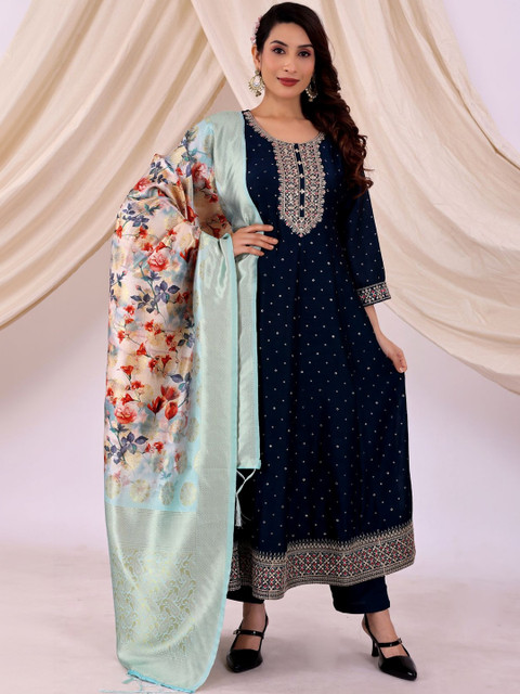 YUGAVEERAA Ethnic Motifs Woven Design Dupatta - Image 4