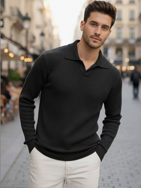 Moda Rapido Men Polo Collar T-shirt