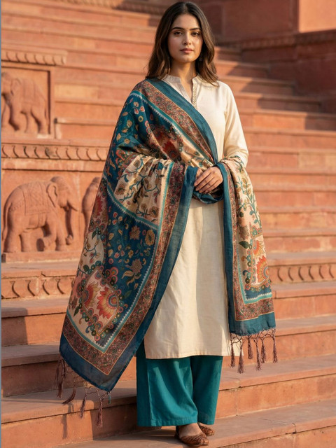 Kaizen TEXO FAB Ethnic Motifs Printed Dupatta