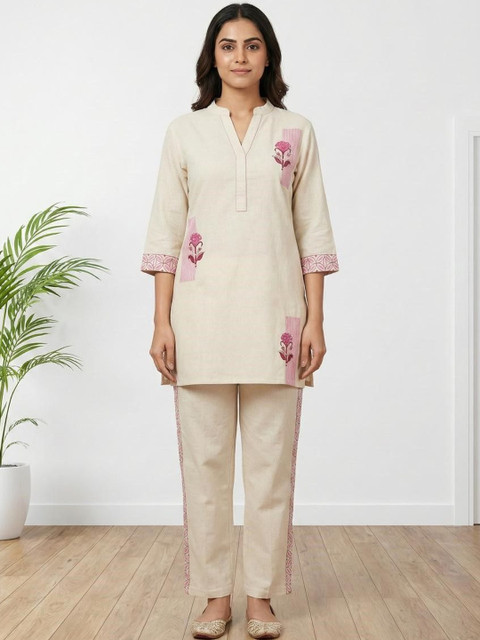 Philauri Casual Printed Tunic and Trousers Set