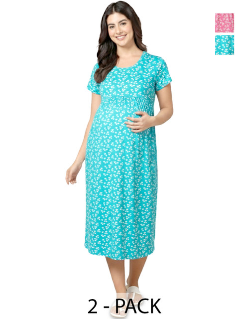 SELINI Printed Nightdress