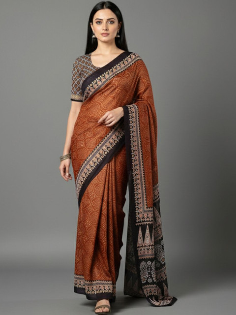 Urban Pallu Ethnic Motifs Pure Cotton Saree - Image 5