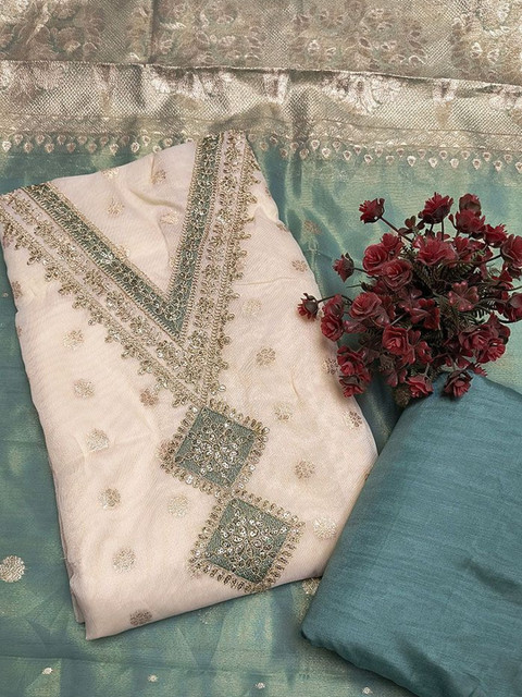 PALSANA Embroidered Unstitched Dress Material