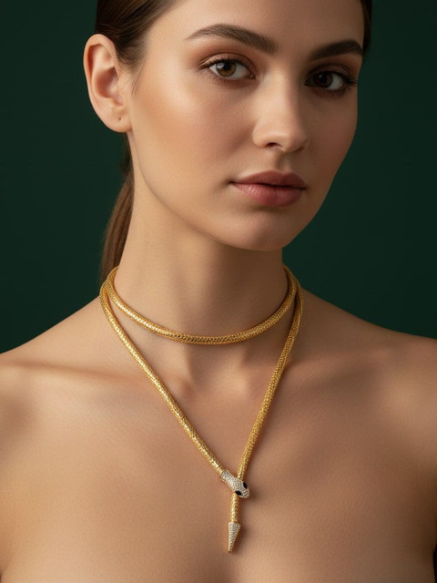 DURATI Gold-Plated Layered Necklace