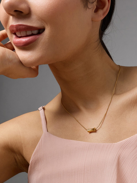 Kushal's Fashion Jewellery Gold-Plated Minimal Chain