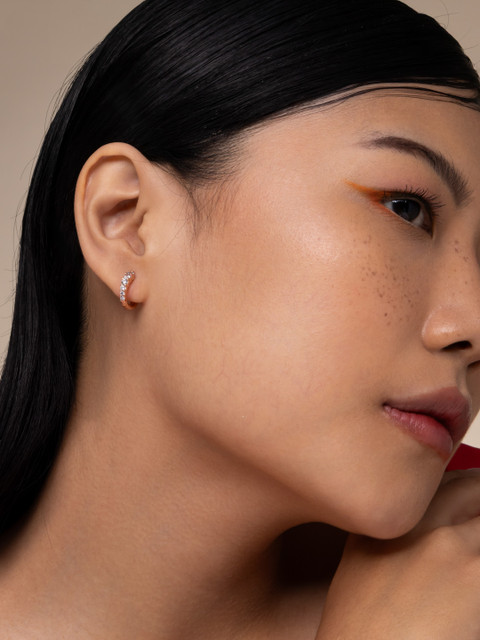 Kushal's Fashion Jewellery Classic Hoop Earrings