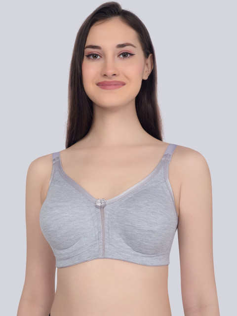 PLUMBURY Plus Size Minimizer Full Coverage Every Day Bra