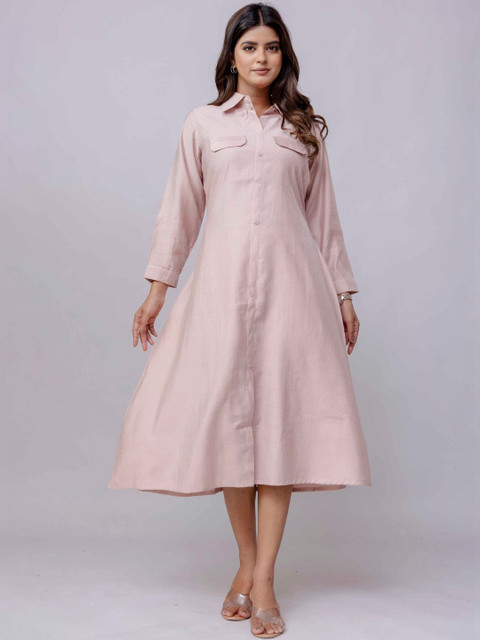 Meeranshi A-Line Midi Dress