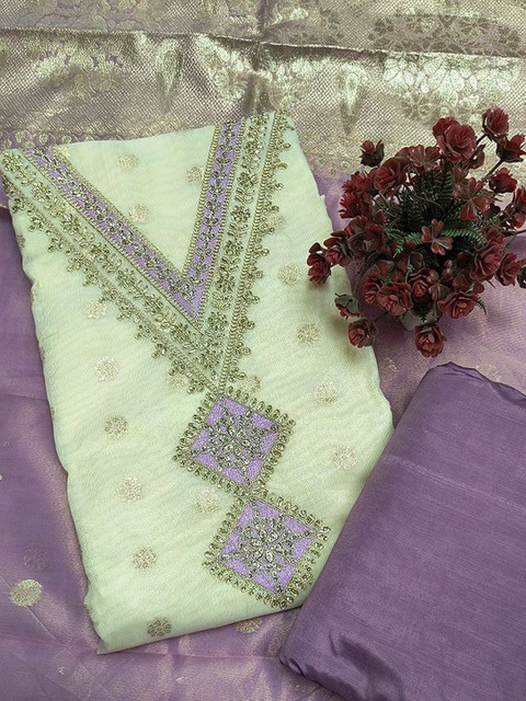 PALSANA Embroidered Unstitched Dress Material