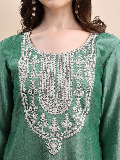 Anouk Mirage Women Ethnic Motifs Embroidered Kurta - Image 2