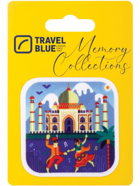 Travel Blue India-Themed Decorative Patch Metal Pin & Badge