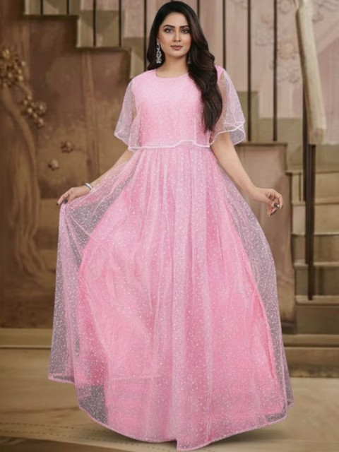 Aika Embellished Flared Sleeve Maxi Dress