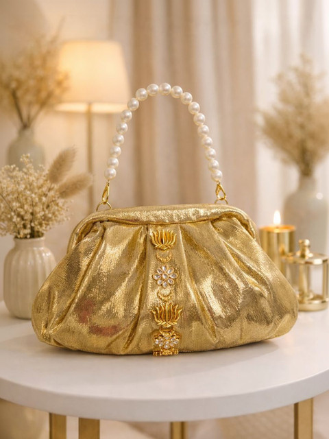 BOXWISH BY BHUMIKA Embroidered Potli Clutch