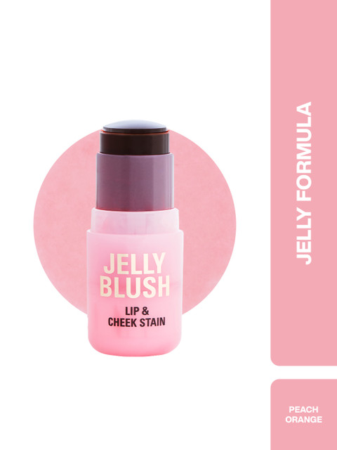 Makeup Revolution London Jelly Blush Lip & Cheek Stain - 5.5 g - Peach Orange