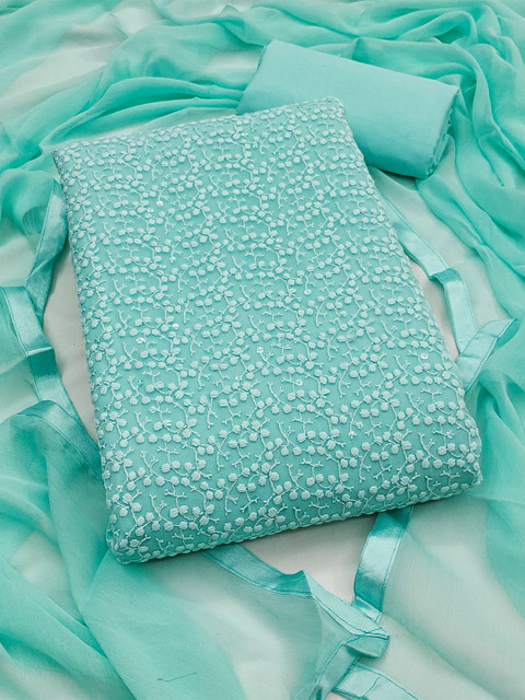 Nayanthara Trends Embroidered Unstitched Dress Material